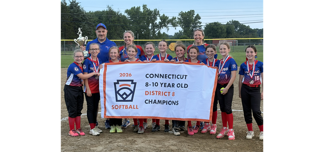 District 8 Champions:  10U All Star Softball 2026